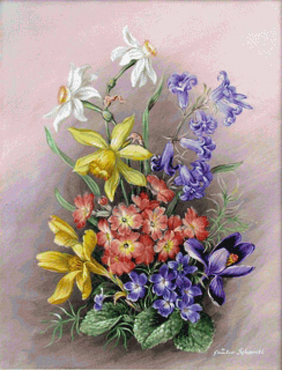 Весенние цветы - весна, цветы - предпросмотр