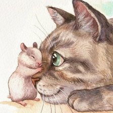 Схема вышивки «Нежная дружба»