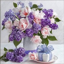 Схема вышивки «натюрморт нежный»