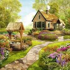 Схема вышивки «Лето»