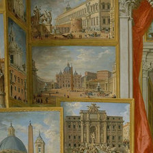 Схема вышивки «Галерея с видами Рима 4»