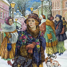 Схема вышивки «люди»