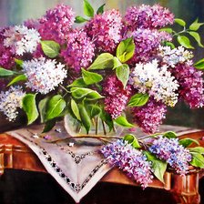 Схема вышивки «По картине Ольги Воробьевой»