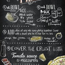 Схема вышивки «pizza»