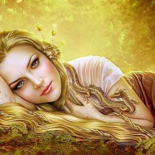 Схема вышивки «дракон»