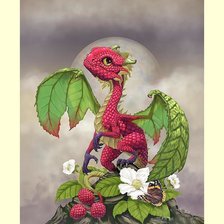 Схема вышивки «дракон»
