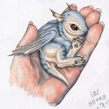 Схема вышивки «дракон»