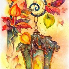 Схема вышивки «Фонарь»