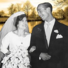 Схема вышивки «Mis padres»