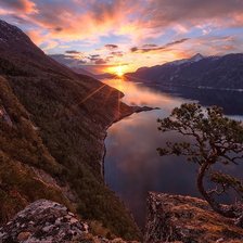 Схема вышивки «Пейзаж»