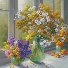 Схема вышивки «Раннее утро»