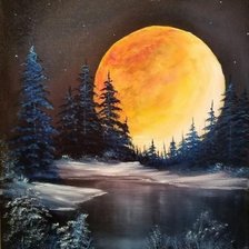 Схема вышивки «Полнолуние»