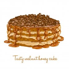 Схема вышивки «cake - wallnut»