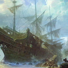 Схема вышивки «На мели»