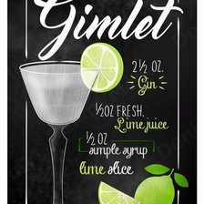 nápoje - gimlet