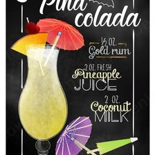 nápoje - pina colada