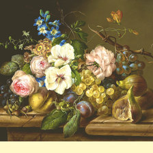 Схема вышивки «Серия "Натюрморты"»