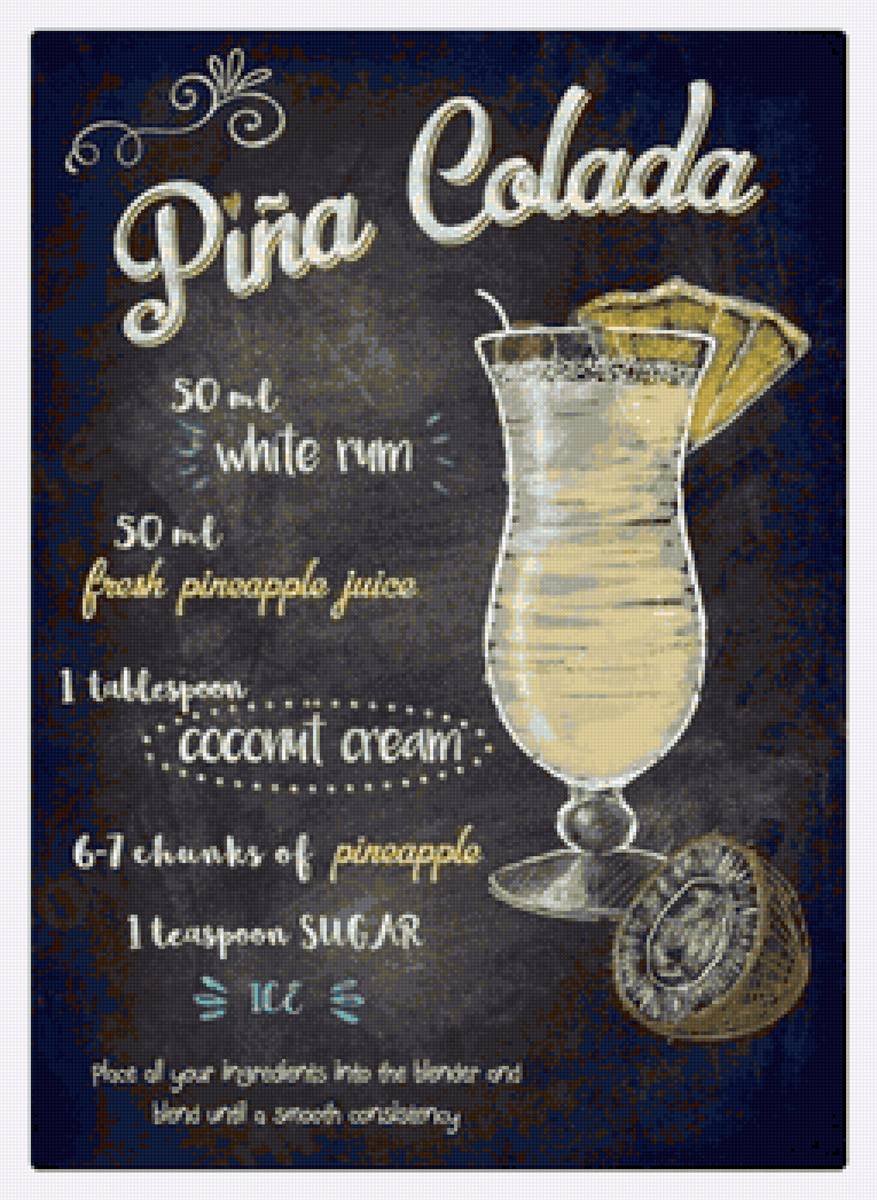 nápoje 2 - pina colada - предпросмотр