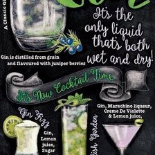 Схема вышивки «nápoje 3 - gin»