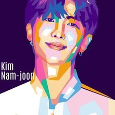 Схема вышивки «Kim Nam Joon»
