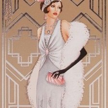 Схема вышивки «lady»