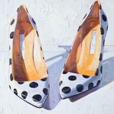 Схема вышивки «Туфли»