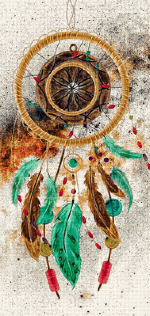 Ловец снов - ловец снов перья - предпросмотр