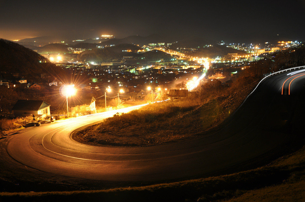 Ночной город - дорога, город, ночь - оригинал