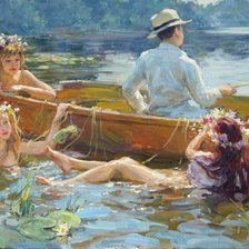 Схема вышивки «Русалки»