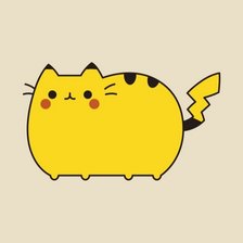 Схема вышивки «Кот "Пикачу"»