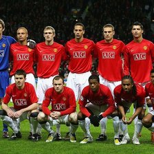 Схема вышивки «ManUnited»