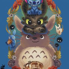 Схема вышивки «Любимые персонажи»