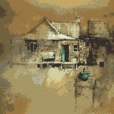 Схема вышивки «Старый дом (киров)»