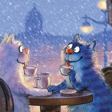 Схема вышивки «Молоко вдвоём»