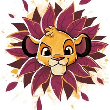 Схема вышивки «Симба»