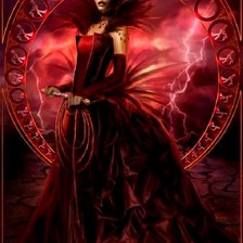 Схема вышивки «гнев»