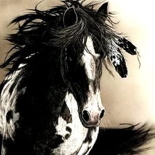 Схема вышивки «свободный»