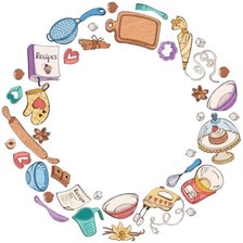 Схема вышивки «recipe book»