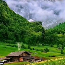 Схема вышивки «Пейзаж»