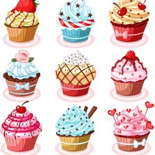 Схема вышивки «Пироженки»