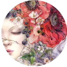 Схема вышивки «маки»