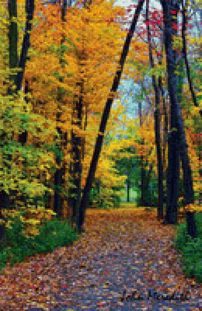 Осень - осень, аллея - предпросмотр