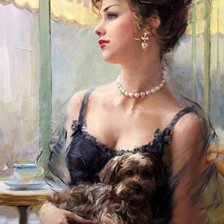 Схема вышивки «В ожидании!»