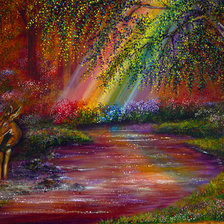 Схема вышивки «Дивный лес»