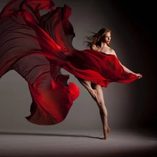 Схема вышивки «Балерина»