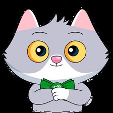 Схема вышивки «Котик»