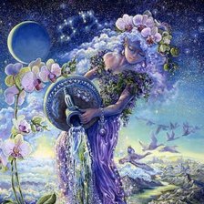 Схема вышивки «девушка с кувшином»