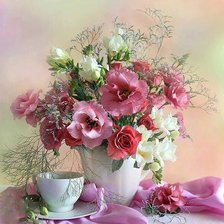 Схема вышивки «цветы»