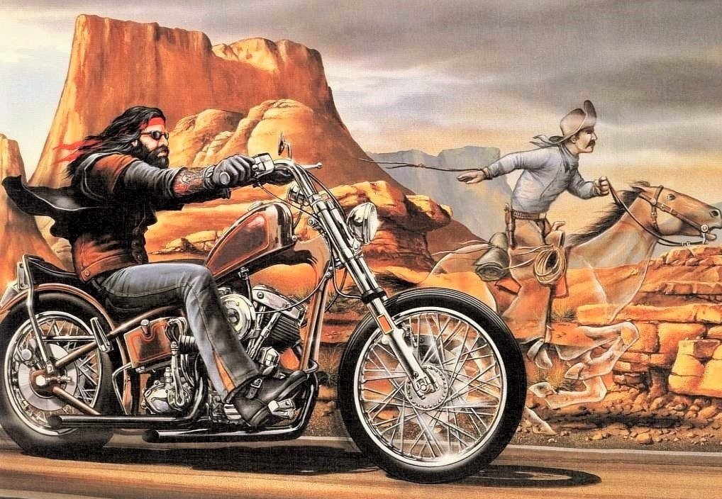 байкер - оригинал