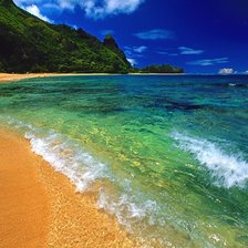 Схема вышивки «море»